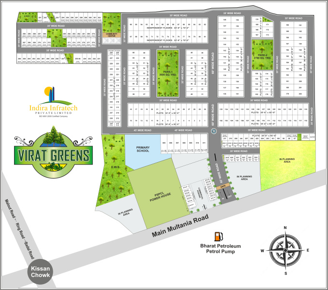 Residential Plot 167 Sq. Yards for Sale in Multania Road, Bathinda