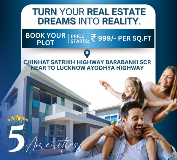  Residential Plot 2000 Sq.ft. for Sale in Satrikh, Barabanki