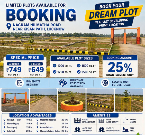  1250 Sq.ft. Residential Plot for Sale in Nagram Road, Lucknow
