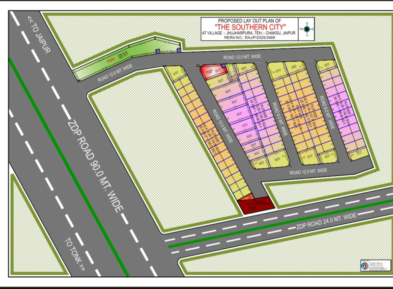  Residential Plot 111 Sq. Yards for Sale in Chaksu, Jaipur