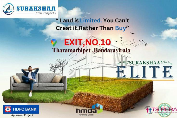  Residential Plot 187 Sq. Yards for Sale in Bandlaguda, Hyderabad