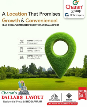  Residential Plot for Sale in Bhogapuram, Vizianagaram