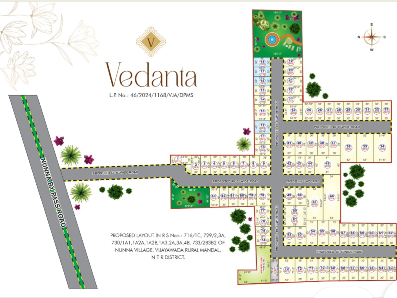  Commercial Land 180 Sq. Yards for Sale in Nunna, Vijayawada