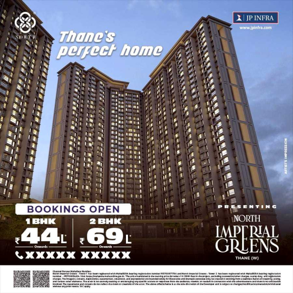 1 BHK Apartment 321 Sq.ft. for Sale in Anand Nagar, Thane