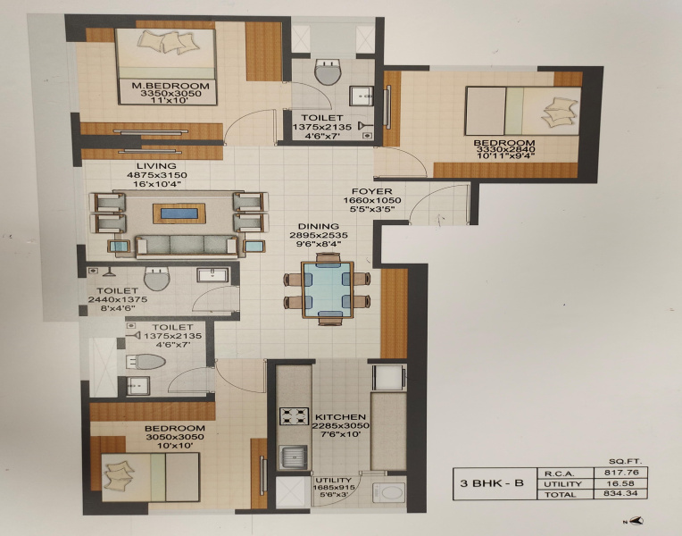 3 BHK Apartment 1005 Sq.ft. for Sale in Mulund West, Mumbai
