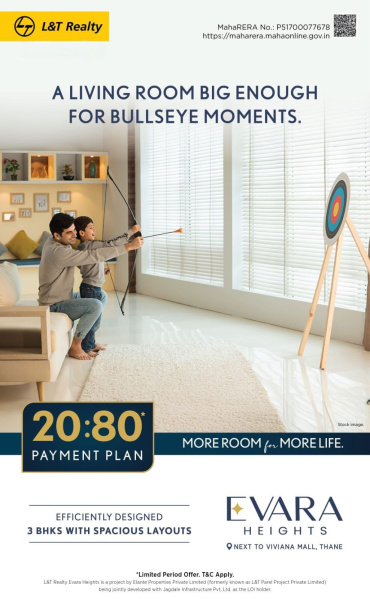 3 BHK Apartment 1057 Sq.ft. for Sale in Pokhran, Thane