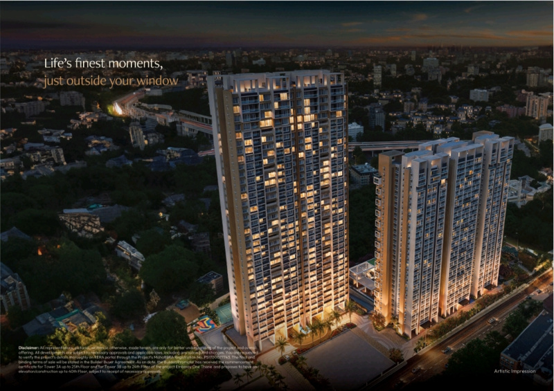 2 BHK 855 Sq.ft. Apartment for Sale in Pokhran, Thane