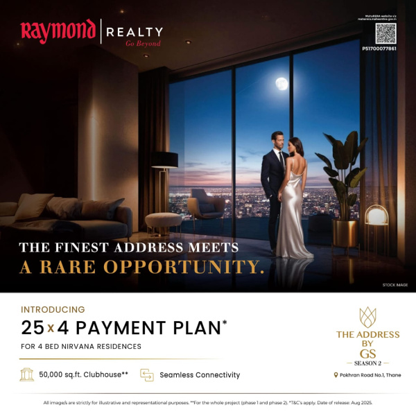 3 BHK Apartment 1100 Sq.ft. for Sale in Pokhran, Thane