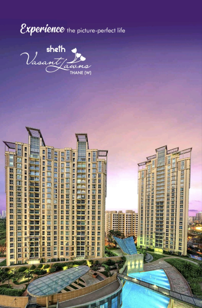 2 BHK Apartment 840 Sq.ft. for Sale in Majiwada, Thane