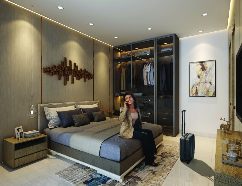 2 BHK Apartment 605 Sq.ft. for Sale in Manpada, Thane