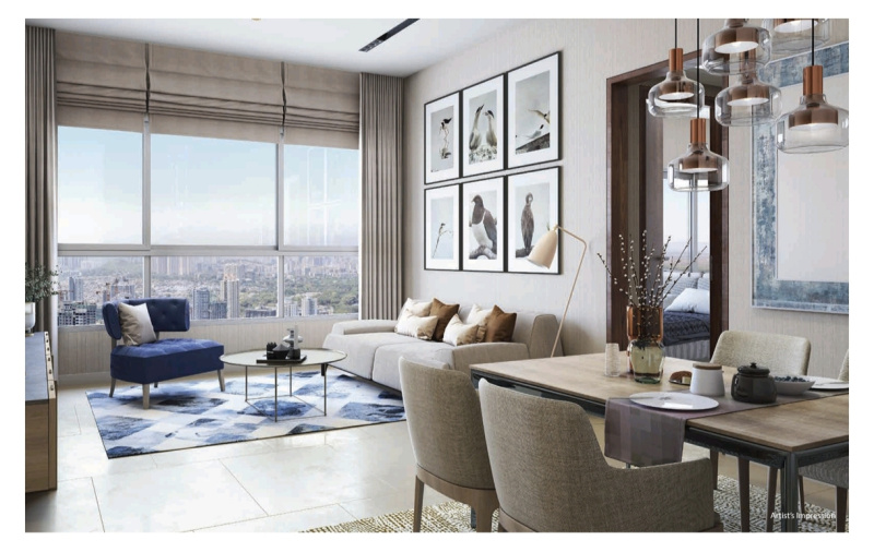 2 BHK Apartment 627 Sq.ft. for Sale in Kolshet Road, Thane