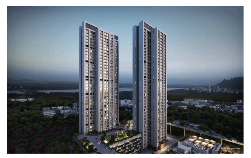 1 BHK Apartment 387 Sq.ft. for Sale in Balkum Pada, Majiwada, Thane