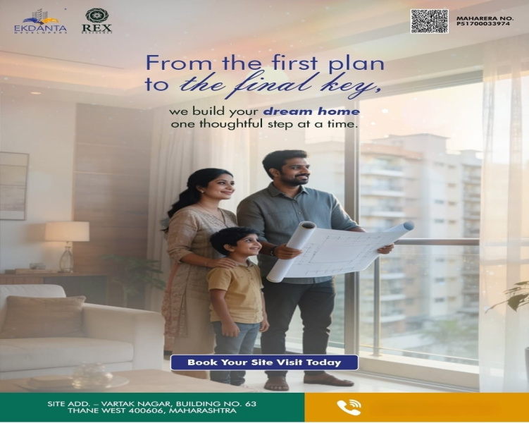 1 BHK 500 Sq.ft. Builder Floor for Sale in Pokhran, Thane