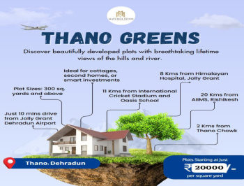  Residential Plot for Sale in Thano, Dehradun