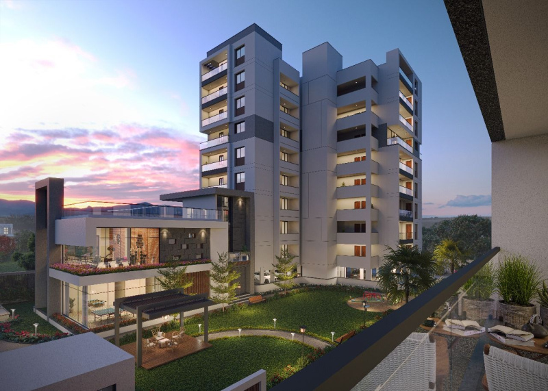 3 BHK Apartment 1279 Sq.ft. for Sale in Bawadia Kalan, Bhopal