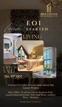 3 BHK 1300 Sq.ft. Apartment for Sale in Oshiwara, Andheri West, Mumbai