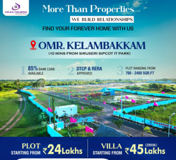  Residential Plot for Sale in Omr, Chennai