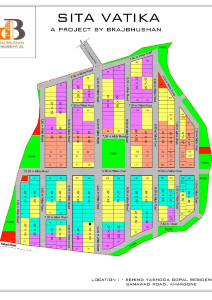  1000 Sq.ft. Residential Plot for Sale in Avni Gram, Khargone