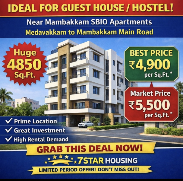  4850 Sq.ft. Residential Plot for Sale in Mambakkam, Chennai