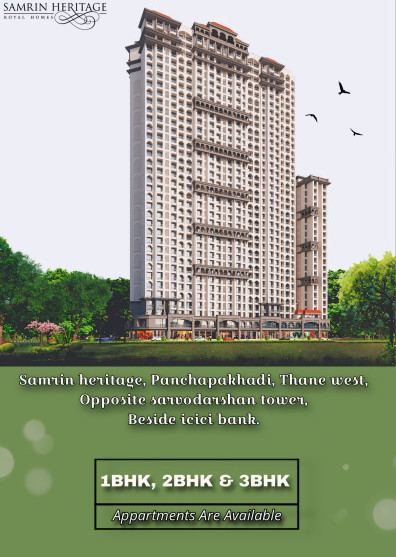 1 BHK Apartment 412 Sq.ft. for Sale in Panchpakhadi, Thane