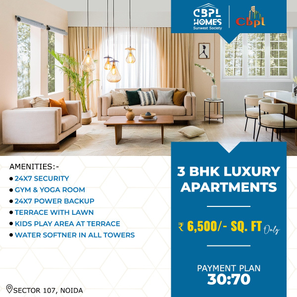 3 BHK Apartment 1904 Sq.ft. for Sale in Sector 107 Noida