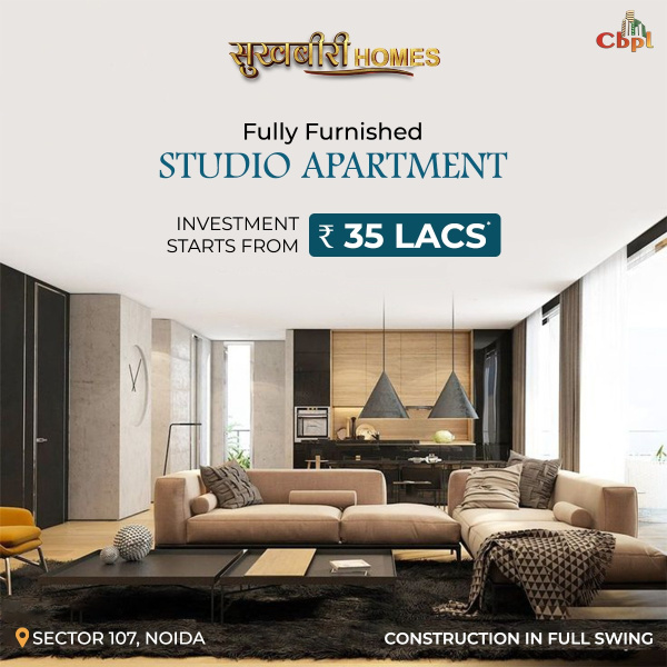  Studio Apartment 638 Sq.ft. for Sale in Sector 107 Noida