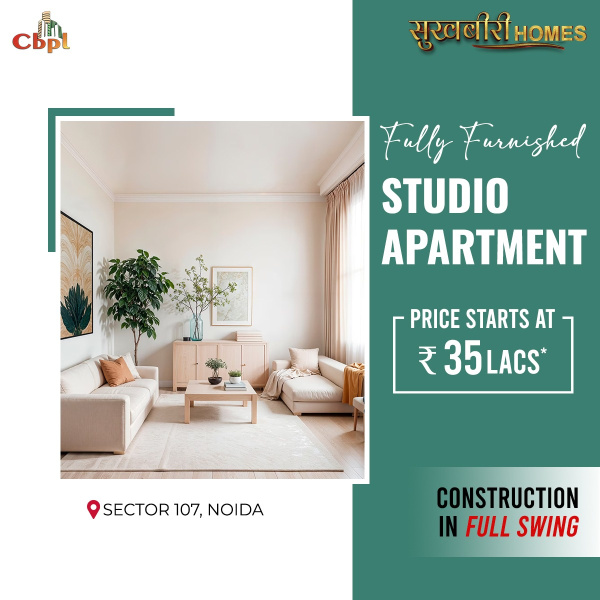  Studio Apartment 527 Sq.ft. for Sale in Sector 107 Noida