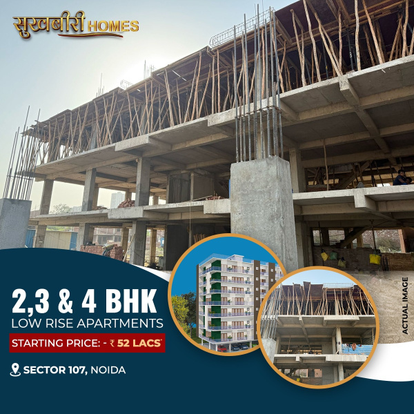 2 BHK Apartment 1050 Sq.ft. for Sale in Sector 107 Noida