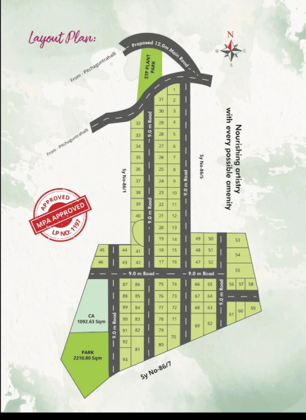  1500 Sq.ft. Residential Plot for Sale in Malur, Bangalore