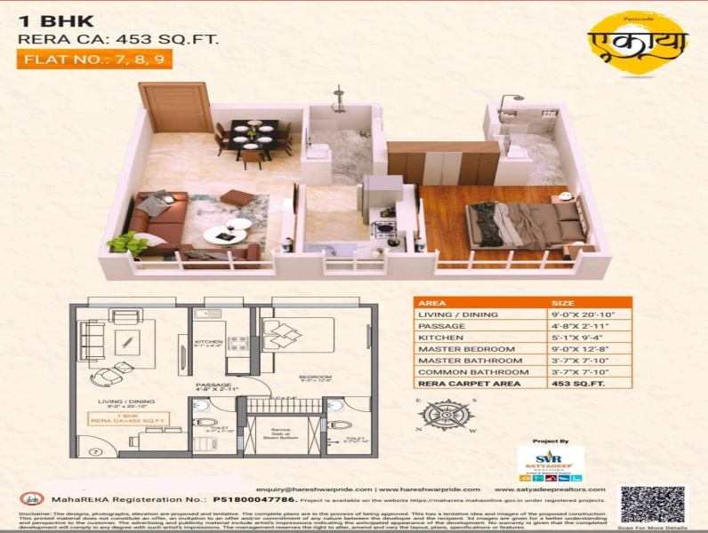 1 BHK 453 Sq.ft. Apartment for Sale in Nehru Nagar, Kurla East, Mumbai