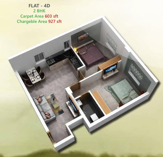 2 BHK 800 Sq.ft. Apartment for Sale in Kalinga Nagar, Bhubaneswar