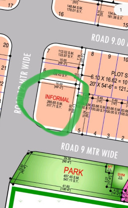  317 Sq. Yards Commercial Land for Sale in Kapoorawala, Jaipur