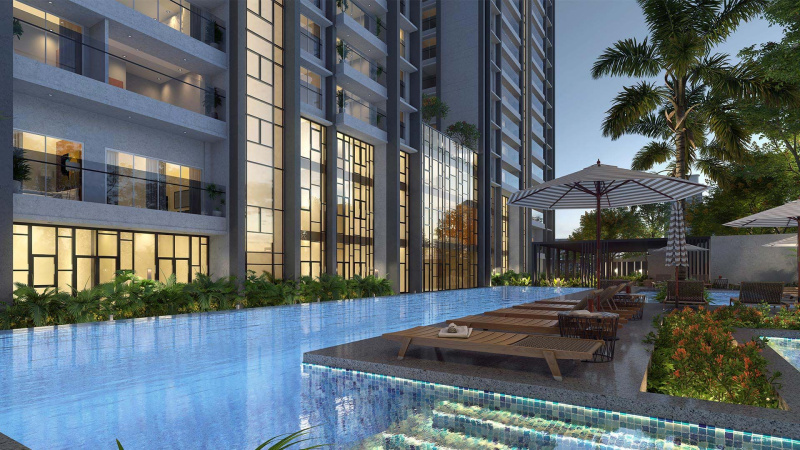 3 BHK Apartment 1025 Sq.ft. for Sale in Manpada, Thane