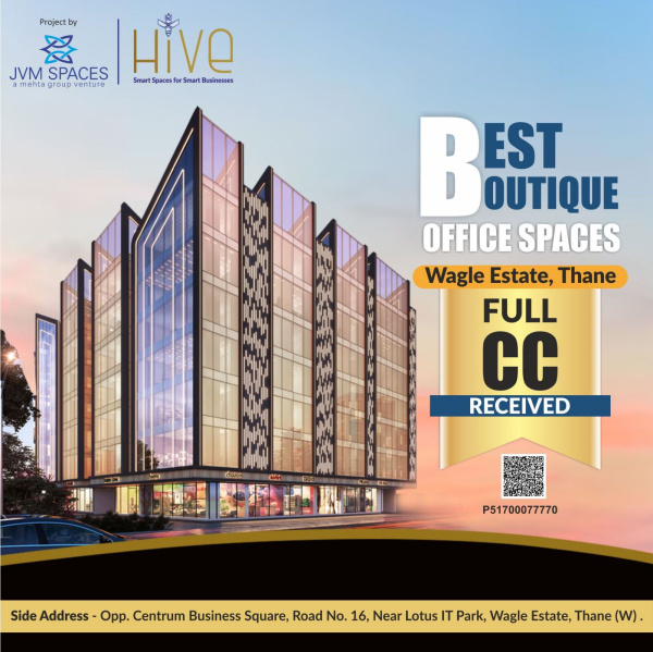  Office Space 750 Sq.ft. for Sale in Wagle Estate, Thane