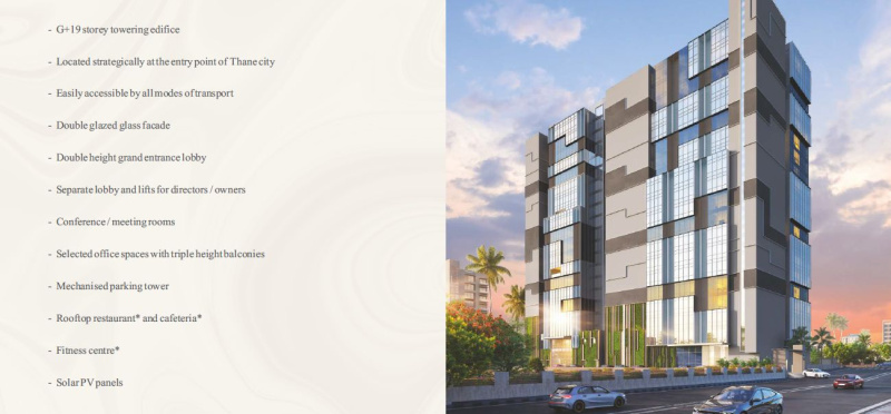  Office Space 786 Sq.ft. for Sale in Wagle Estate, Thane