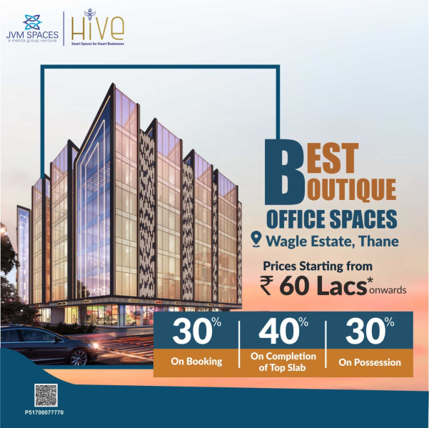  749 Sq.ft. Office Space for Sale in Wagle Estate, Thane