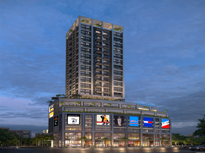 1 BHK 455 Sq.ft. Apartment for Sale in Kolshet Road, Mumbai