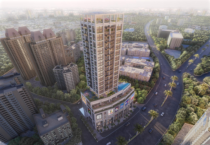 1.5 BHK 505 Sq.ft. Apartment for Sale in Kolshet Road, Thane