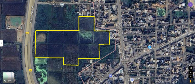  Residential Plot 50820 Sq. Yards for Sale in Dighal, Jhajjar