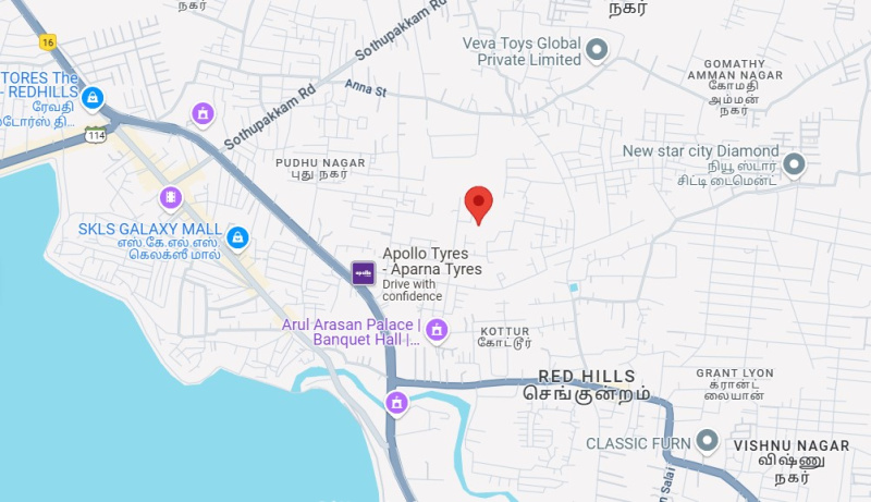  Residential Plot 2364 Sq.ft. for Sale in Red Hills, Chennai