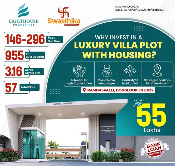 2 BHK 150 Sq. Yards Apartment for Sale in Adibatla, Hyderabad