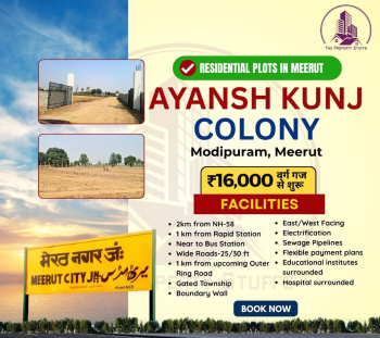  Residential Plot for Sale in Modipuram, Meerut