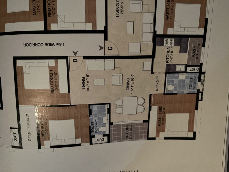 3 BHK Villa 1800 Sq.ft. for Sale in Mudichur, Chennai