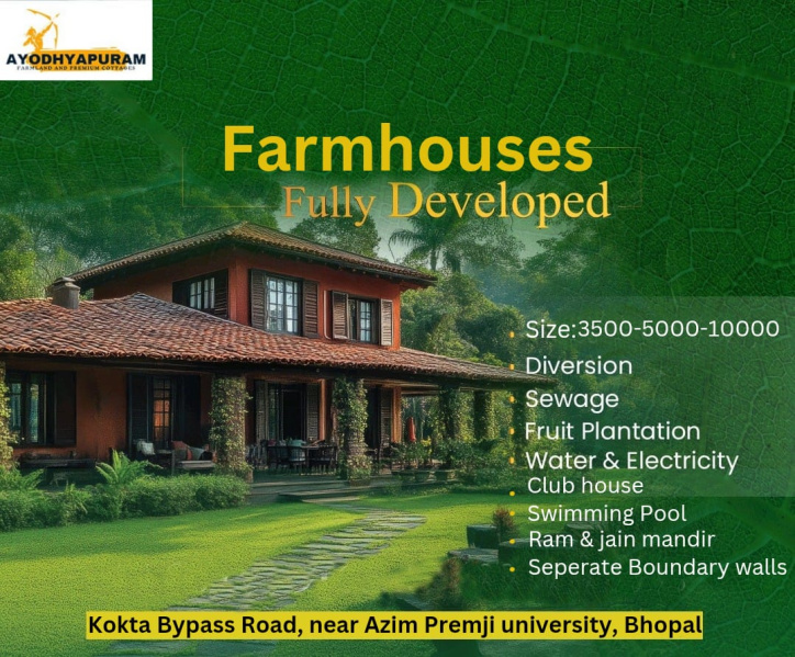  Agricultural Land 7000 Sq.ft. for Sale in Aakriti Ecocity, Bhopal