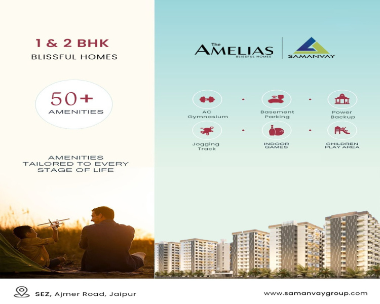 2 BHK 506 Sq.ft. Apartment for Sale in Ajmer Road, Jaipur