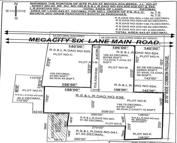  327 Katha Residential Plot for Sale in Action Area III, Kolkata