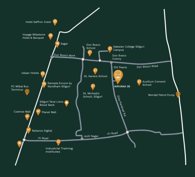 3 BHK Apartment 1898 Sq.ft. for Sale in Jyoti Nagar, Siliguri