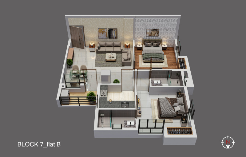 2 BHK 1029 Sq.ft. Apartment for Sale in Dagapur, Siliguri