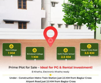  Residential Plot for Sale in Kattigenahalli, Bangalore