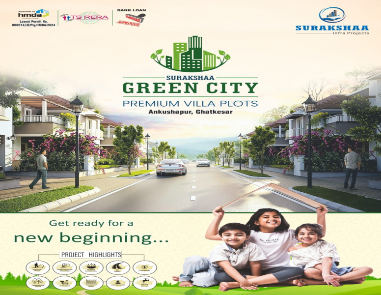  Residential Plot 25000 Sq. Yards for Sale in Ghatkesar, Hyderabad